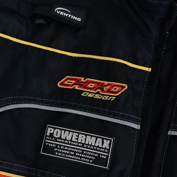 Vintage Choko Designs Black & Red with Thermolite Performance "Fireball"  Jacket - Picture 12 of 13